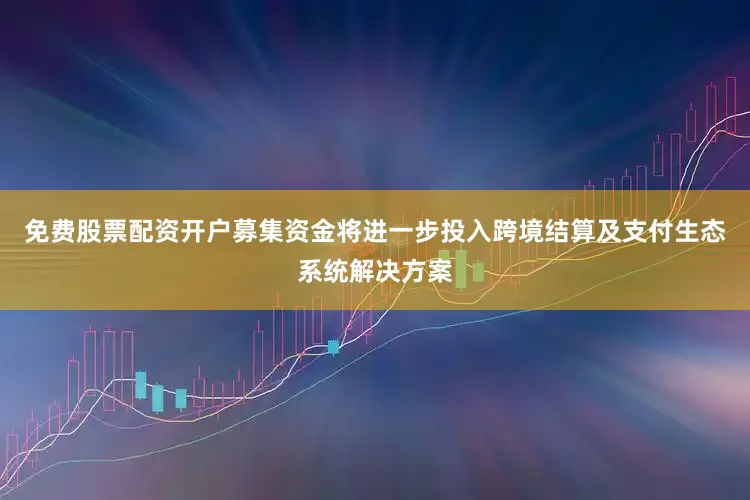 免费股票配资开户募集资金将进一步投入跨境结算及支付生态系统解决方案