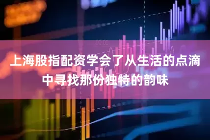 上海股指配资学会了从生活的点滴中寻找那份独特的韵味